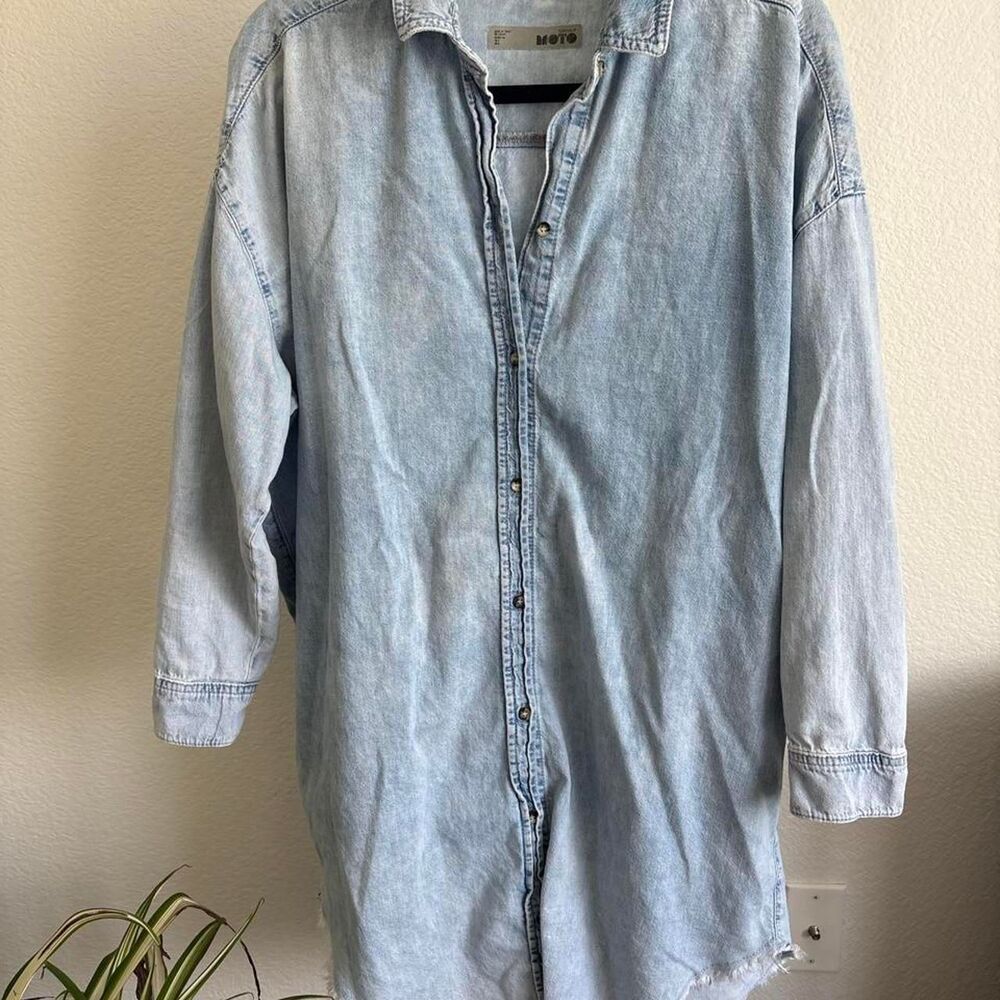 Topshop Women's Blue Dress